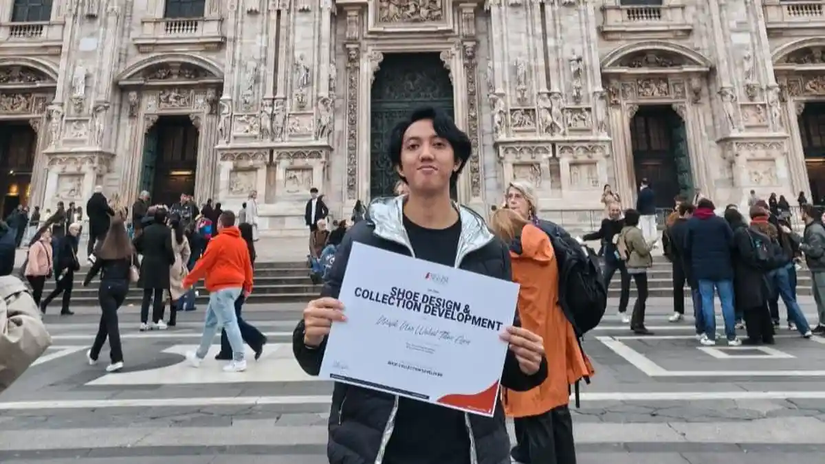 Kisah Desainer Banjarnegara Mujib Titian Raih Prestasi di Sekolah Mode Milan